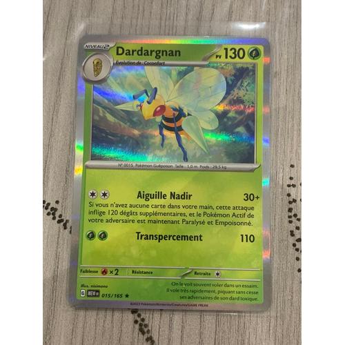 Carte Pokémon-Dardargnan-015/165 Holo-Ev 3,5 New 151
