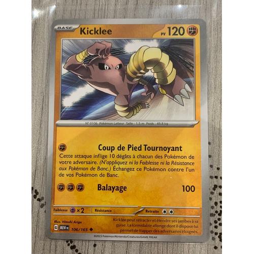 Carte Pokémon Kicklee-106/165-Ev3,5 New 151