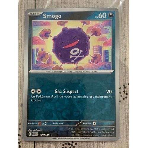 Carte Pokémon Smogo-109/165-Reverse-Ev3,5 New 151