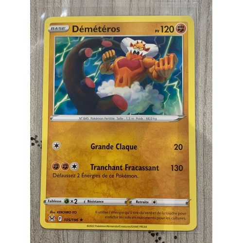 Carte Pokémon Démétéros-105/196-Origine Perdue