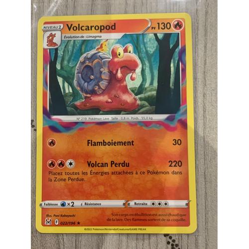 Carte Pokémon Volcaropod-022/196-Origine Perdue