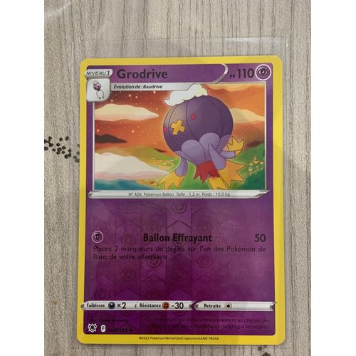Carte Pokémon Grodrive-064/189-Reverse-Astres Radieux