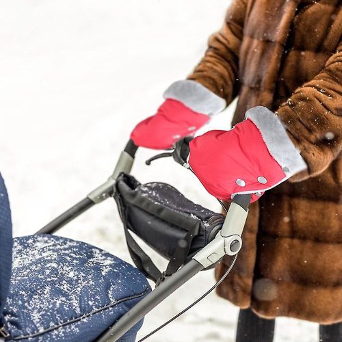 Manchon Pour Landau Pour Poussette De B¿¿B¿¿, Gants En Polaire Pour Poussette, Chauffe-Mains, Coupe-Vent, Imperm¿¿Able, ¿¿Pais, Antigel, Gants Pour Poussette De B¿¿B¿¿