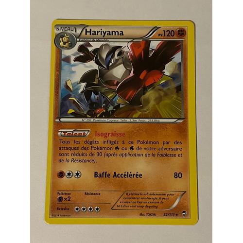 Carte Pokémon Hariyama 52/111