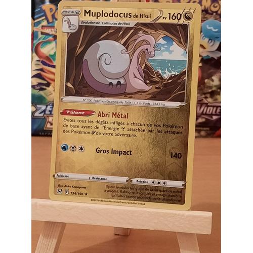 Muplodocus De Hisui Reverse - Pokémon - Set Origine Perdue -134/196 - Eb11 - Française