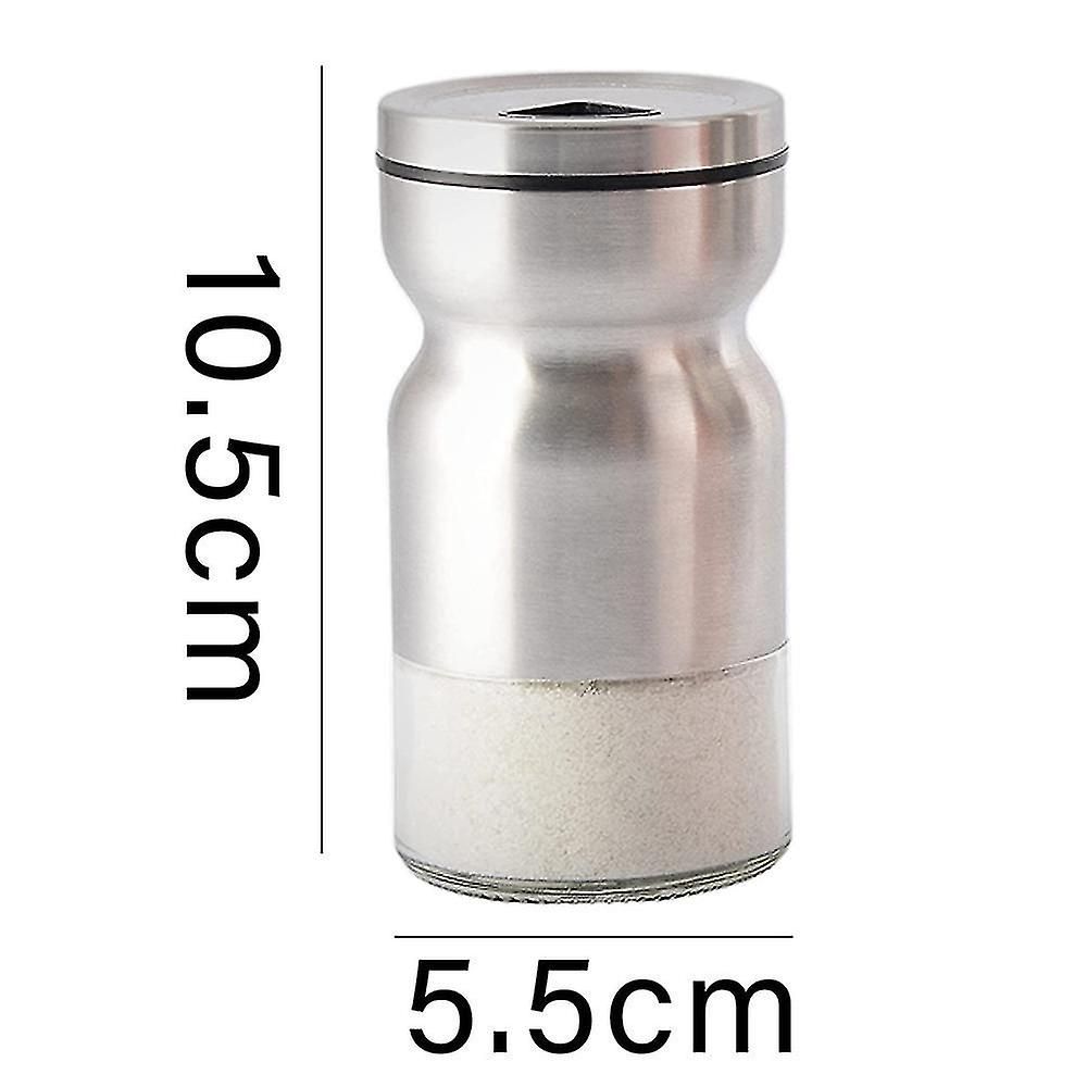 Ensemble de salire et poivrire en verre avec trous de ve... - 2