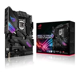 ASUS ROG STRIX Z490-E GAMING - Carte-mère - ATX - Socket LGA1200 - Z490 Chipset - USB-C Gen2, USB 3.2 Gen 1, USB 3.2 Gen 2 - Wi-Fi, 2.5 Gigabit LAN, Bluetooth - carte graphique embarquée (unité...