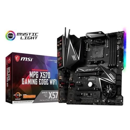 MSI MPG X570 Gaming Edge WiFi Prise AM4 X570 DDR4 S ATA 600 ATX