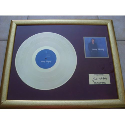 Johnny Hallyday - Disque D'or - Ce Que Je Sais