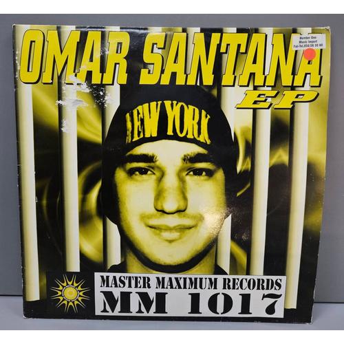 Vinyle Omar Santana Ep Master Maximum Records Mm 1017