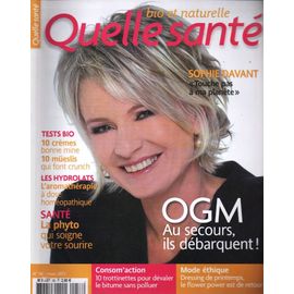 Quelle Sante Bio Et Naturelle N° 58 2011 Sophie Davant