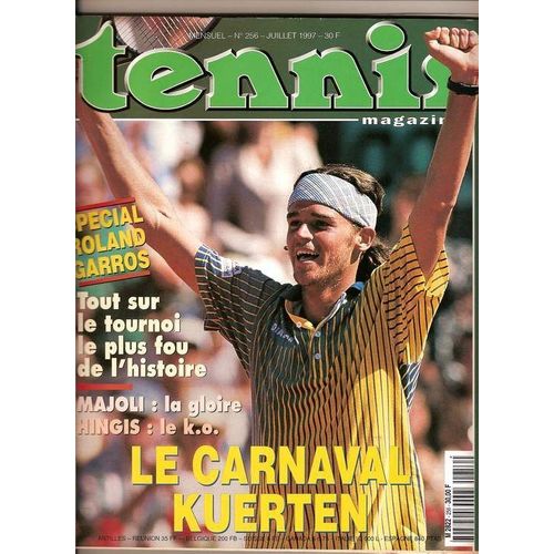 Tennis Magazine  N° 256 : Le Carnaval Kuerten