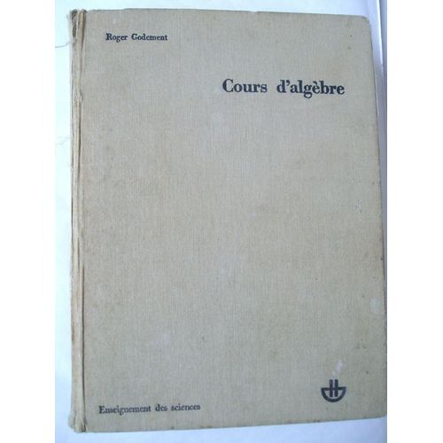 Cours D'algebre