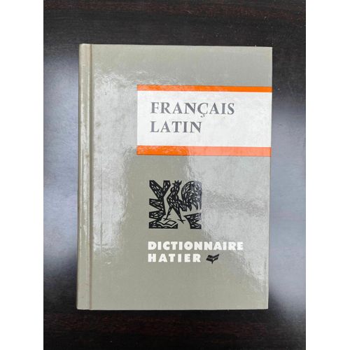 E. Decahors Dictionnaire Français-Latin Hatier