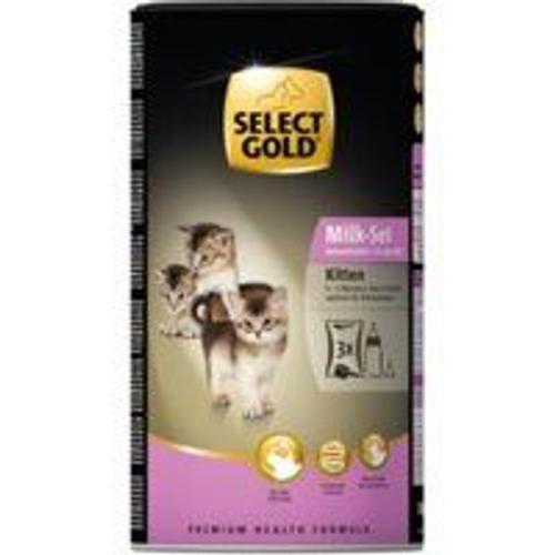 Select Gold Milk-Set Kitten Avec Biberon Et Cuillère Doseuse 300 G