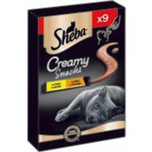 Sheba Sachets Creamy Snacks 7 X 9 X 12 G Poulet