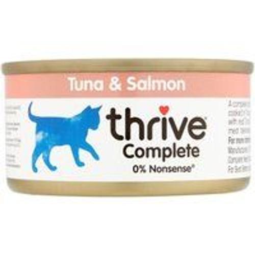 Thrive Complete Pour Chat 12 X 75 G Thon Et Saumon