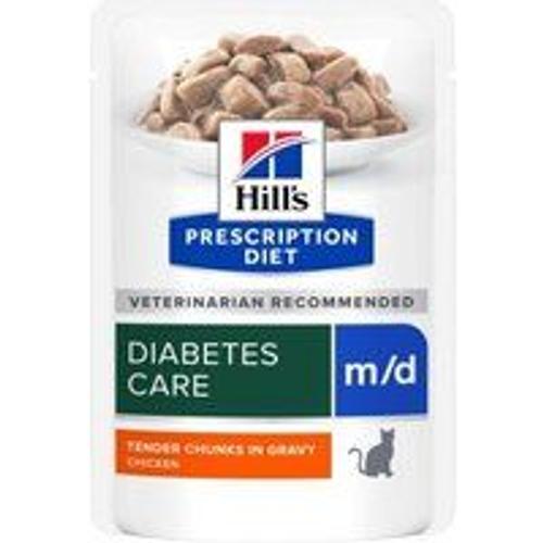 Hill's Hill¿S Prescription Diet M/D Au Poulet 12 X 85 G