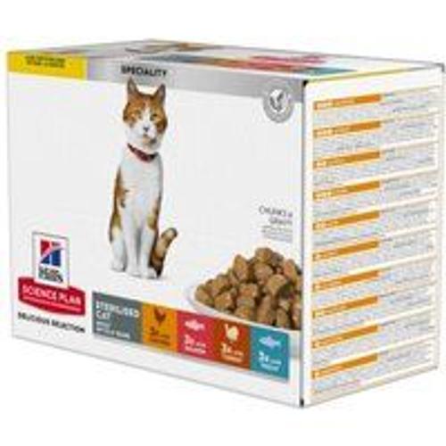 Hill's Science Plan Sterilised Cat Adult Multipack 12 X 85 G 24x85 G