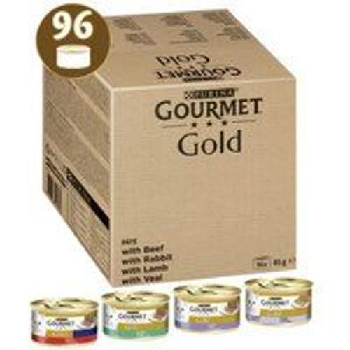 Gourmet Le Pâté Fin Gold, Aliment Humide Mix Pour Chats 96 X 85 G