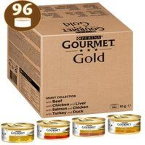 Gourmet Gold Bouchées Tendres Aliments Humides Pour Chats Mix 96x85g