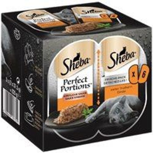 Sheba Perfect Portions En Sauce 3 X 2 X 37,5 G Dinde