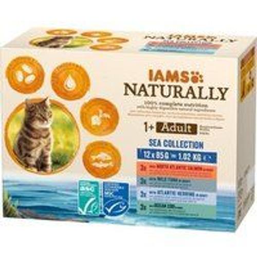 Iams Naturally Adult 12x85 G Sea Collection