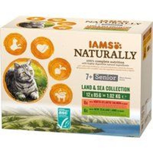 Iams Delights Senior Land & Sea Collection 12 X 85 G
