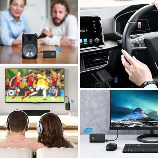 Transmetteur Récepteur Bluetooth 5.0, Récepteur Émetteur Bluetooth ...