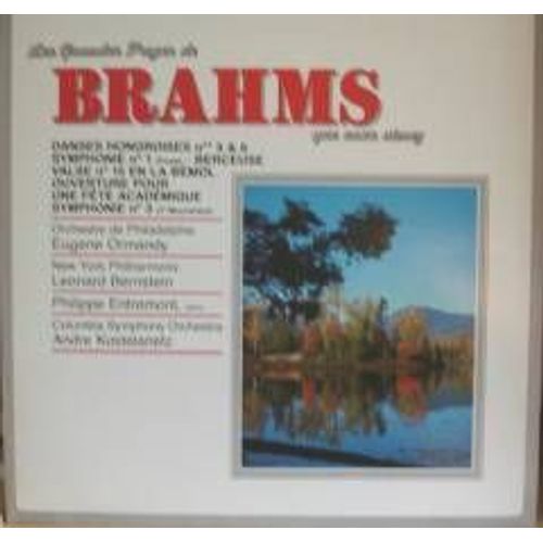 Les Grandes Pages De Brahms Que Vous Aimez