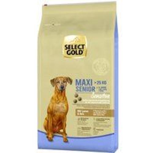 Select Gold Sensitive Senior Maxi Agneau Et Riz 12 Kg