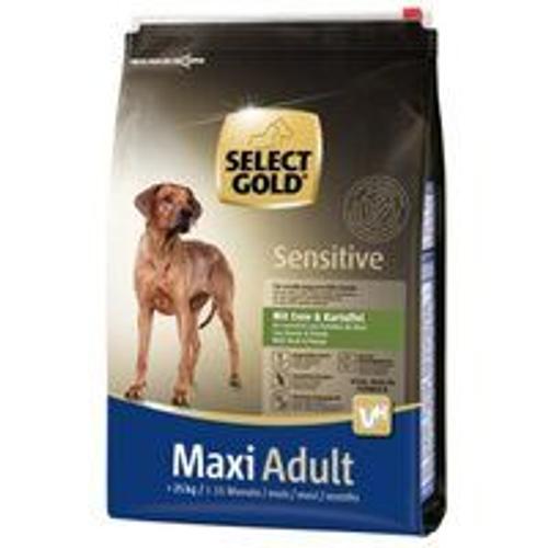 Select Gold Sensitive Adulte Maxi Canard Aux Pommes De Terre 4 Kg