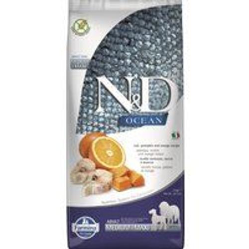 N&d Farmina Farmina N&d Dog Ocean Adult Medium/Maxi Cabillaud, Potiron Et Orange 2,5 Kg