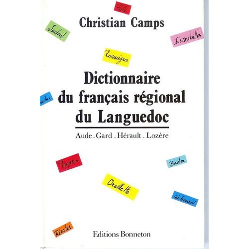 Dictionnaire Du Français Régional Du Languedoc
