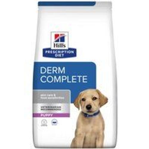 Hill's Hill¿S Prescription Diet Puppy Derm Complete Au Riz Et À L¿?Uf 4 Kg