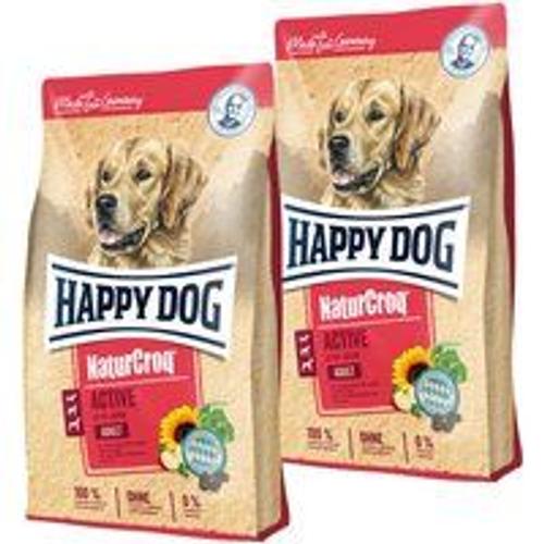 Happy Dog Naturcroq Active 2x15 Kg