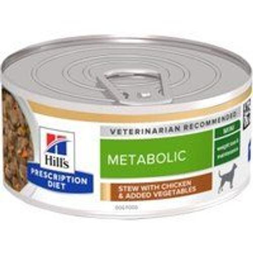 Hill's Hill¿S Prescription Diet Metabolic Ragoût Au Poulet Et Aux Légumes Ajoutés 24 X 156 G