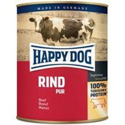 Happy Dog Pur Single Protéine 6 X 800 G Pur B?Uf