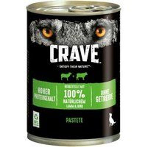 Crave Conserve Adult Agneau Et B?Uf 6x400 G