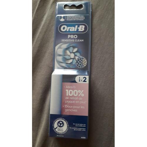 Brossette Oral B Pro - Lot De 2 - Sensitive Clean 