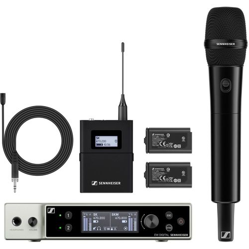 Sennheiser EW-DX MKE 2 / 835-S Set Q1-9 set combiné système micro sans fil (470,2 - 550 MHz)