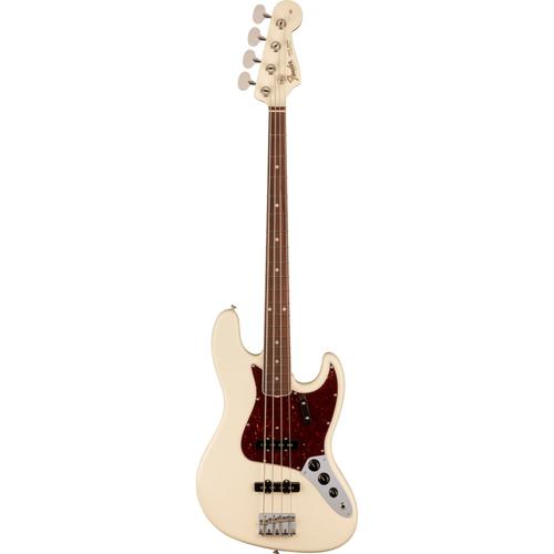 Fender American Vintage Ii 1966 Jazz Bass Rw Olympic White Basse Électrique Avec Étui