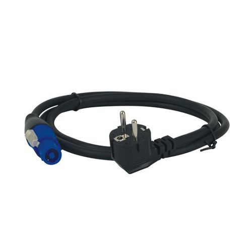 Powercable Powercon to Schuko 3 m 3x 2,5 mm2