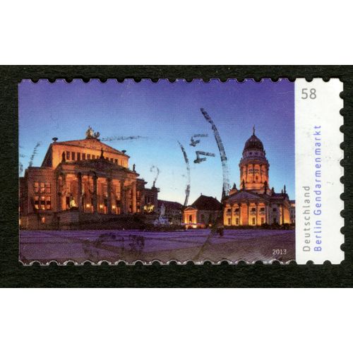 Timbre Oblitéré Deutschland, Berlin Gendarmenmarkt, 2013, 58
