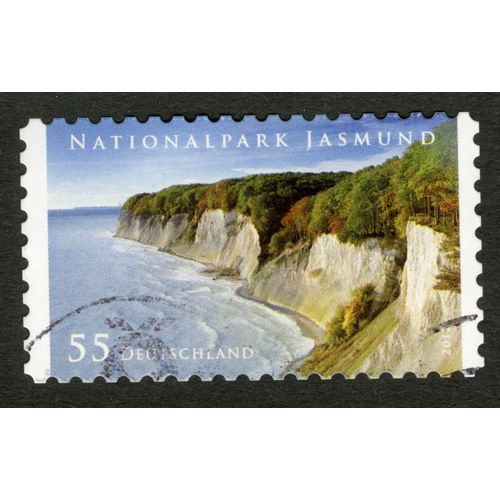 Timbre Oblitéré Deutschland, National Park Jasmund, 55