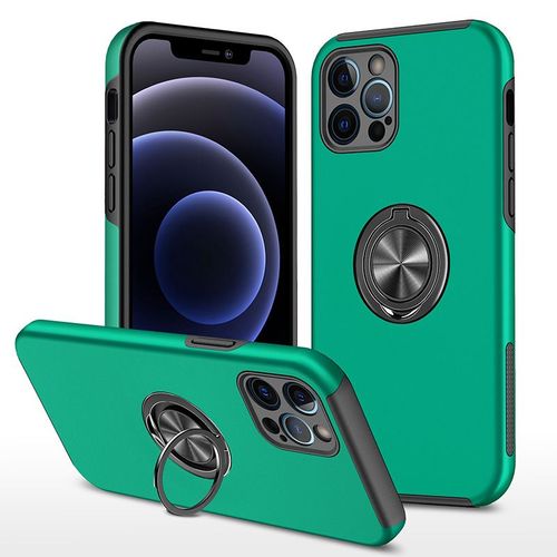 Coque Pour Iphone 15 Pro Max,Avec Support Invisible Anneau,Support Magnétique Pour Voiture,Coque De Protection Pour Téléphone Portable Anti-Chute,Vert