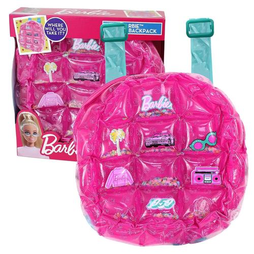Barbie Bag Inflatable Bubble Glitter Fashion Girls Backpack