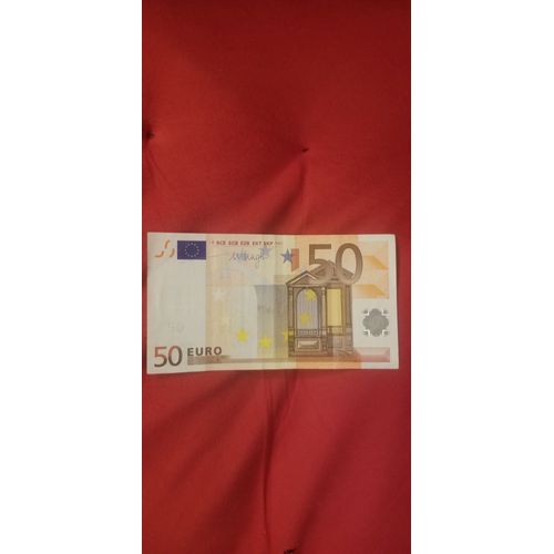 Vends Billet 50 € Signé Mario Draghi 2002