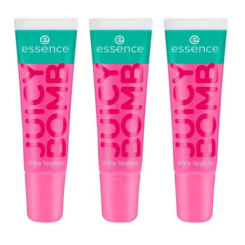 Essence - Lot De 3 Gloss À Lèvres Juicy Bomb Shiny Lipgloss - 102 Witty Watermelon 