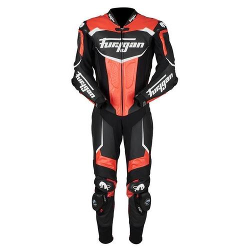 Combinaison Moto Furygan Overtake - Noir/Rouge/Blanc - 50